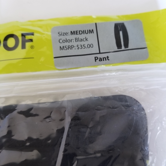 Mens Weatherproof Performance Base Layer Pant Black Size Medium Waist 32-34 - Picture 5 of 5